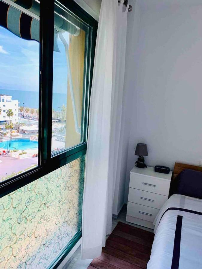Apto. Lujo Primera Linea Playa Del Bajondillo 托雷莫利诺斯 外观 照片